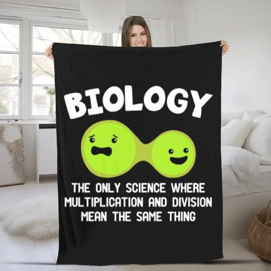 Microbiology Virus Gene Teaching Biology Teacher Fleece Blankets