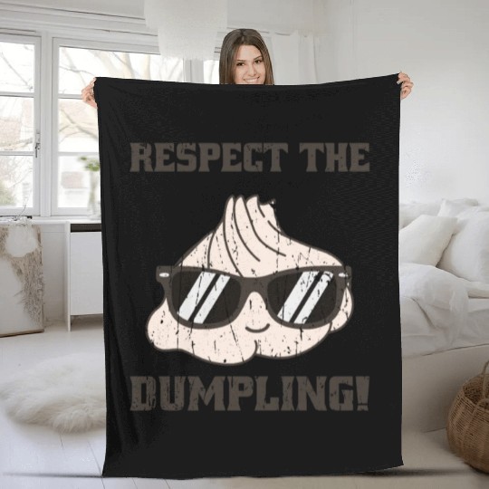 Respect the dumpling - japan Fleece Blankets