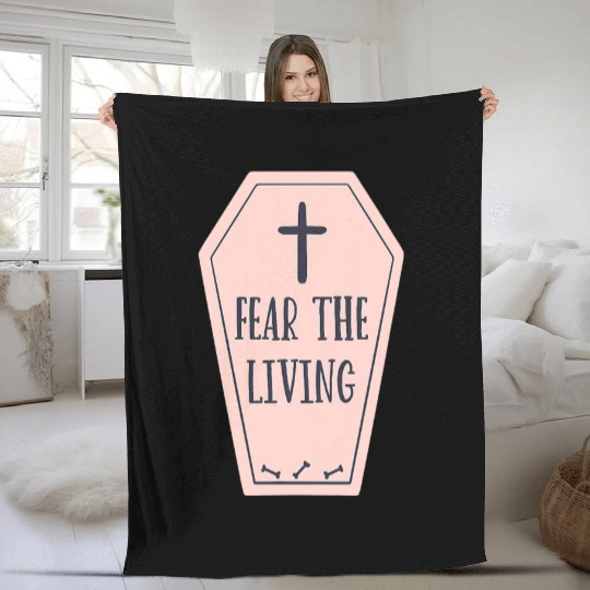 Funny Funeral Home Owner Mortuary Science Morticia Fleece Blankets