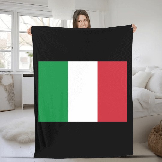 Official Italy Flag Italian Italia Country Pride Fleece Blankets