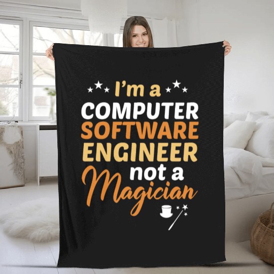 Computer Developer New Fleece Blankets