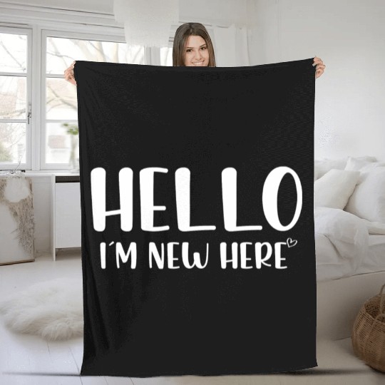 Hello im new here Fleece Blankets
