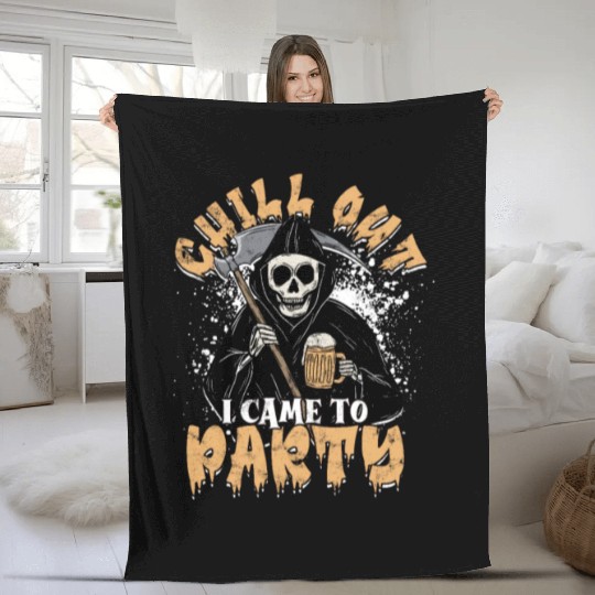 Chill out I came to party - supernatural Fleece Blankets