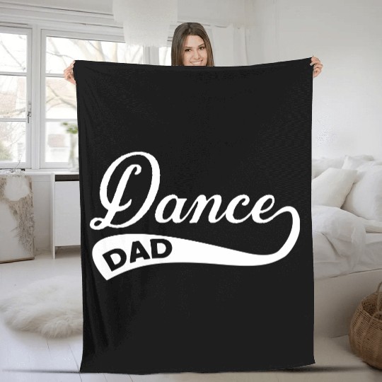 Dance Dad Fleece Blankets