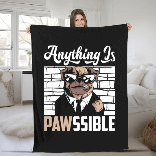 Dog Lovers Animal Rights Pet Owner Lifestyle Gifts Fleece Blankets