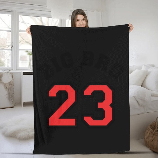 Big Bro 2023 Big Brother Baby Pregnancy Birth Boy Fleece Blankets