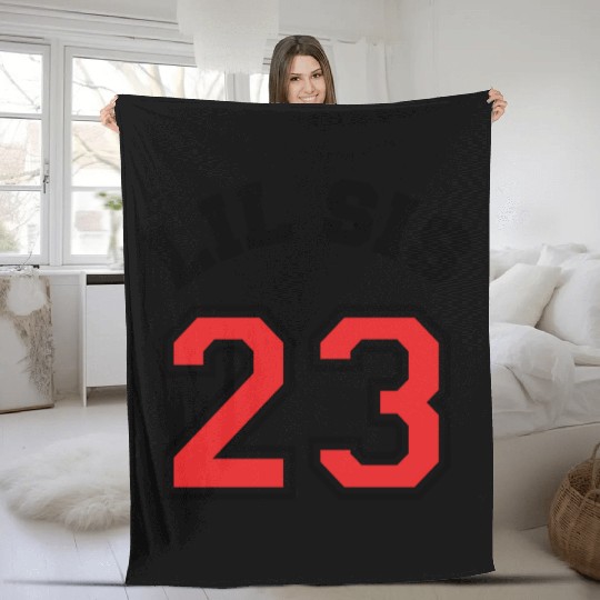 Lil Sis 2023 Little Sister Baby Family Birth Child Fleece Blankets