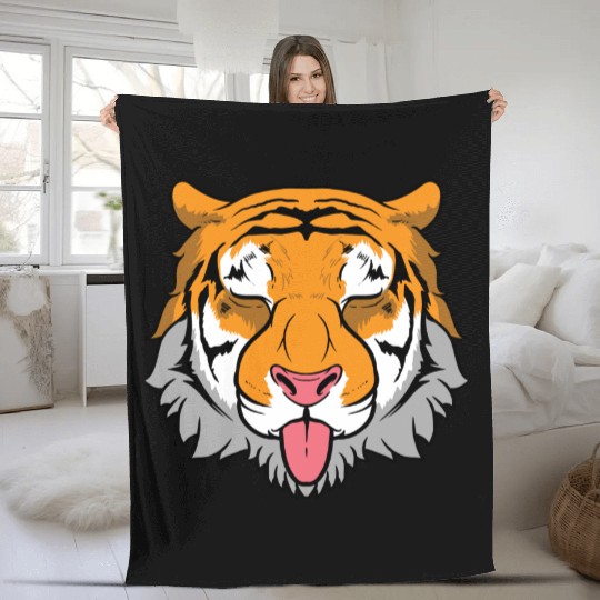 Tiger Fleece Blankets