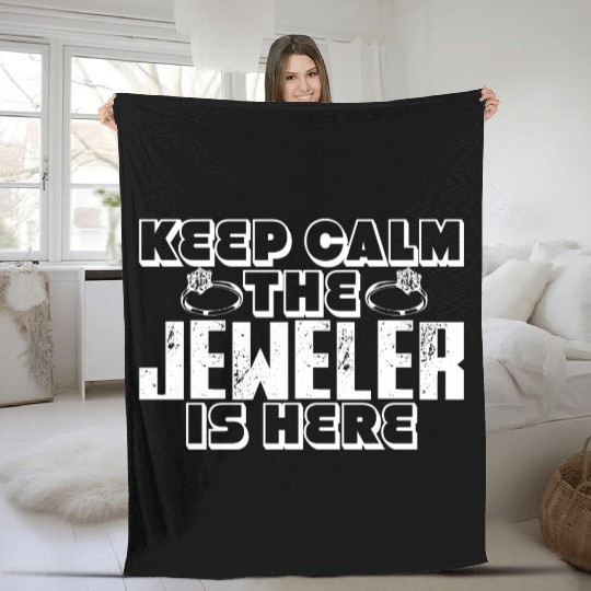 Jewellery Joke Jeweler Jewelry Diamond Gemstone Fleece Blankets
