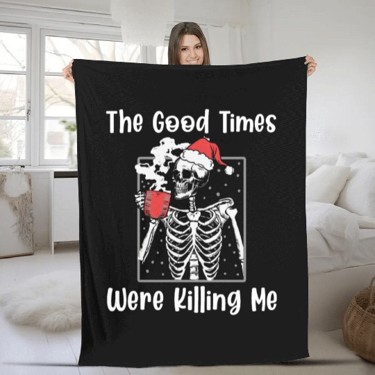 The Good Times Sobriety Anniversary Recovery Sober Fleece Blankets