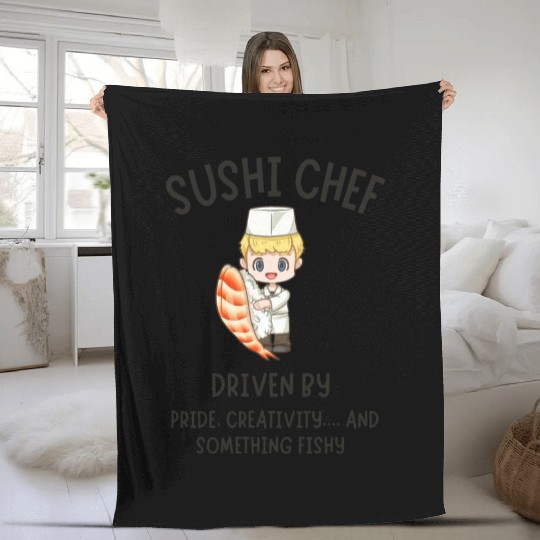 SUSHI CHEF 24 Fleece Blankets
