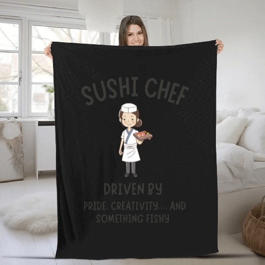 SUSHI CHEF 22 Fleece Blankets