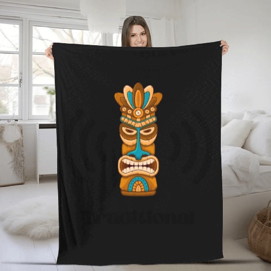 Traditional t design Fleece Blankets
