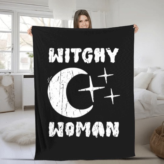 Witchy Woman - witchy Fleece Blankets