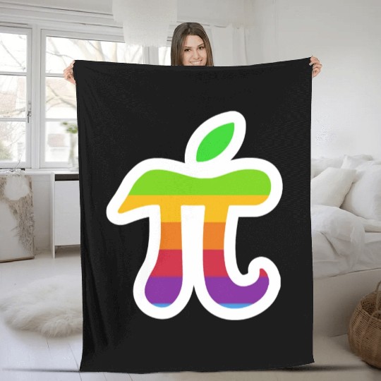 Fruit Engineer Nerd Birthday Gift Pi Day Fleece Blankets Pu