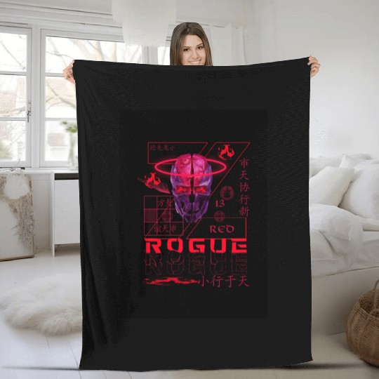 Rogue Black Fleece Blankets