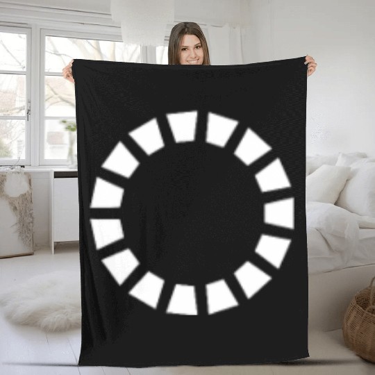 circle shape 2 Fleece Blankets