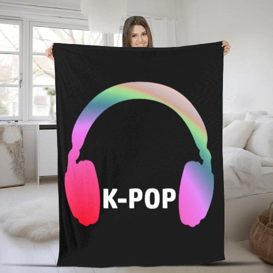 Kpop Merch Korean Pop Music K-Pop Style Headphones Fleece Blankets