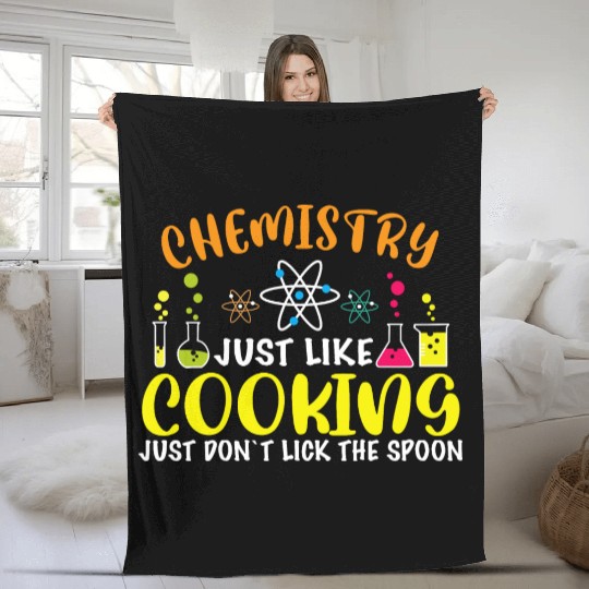 Chemistry Cooking Fleece Blankets