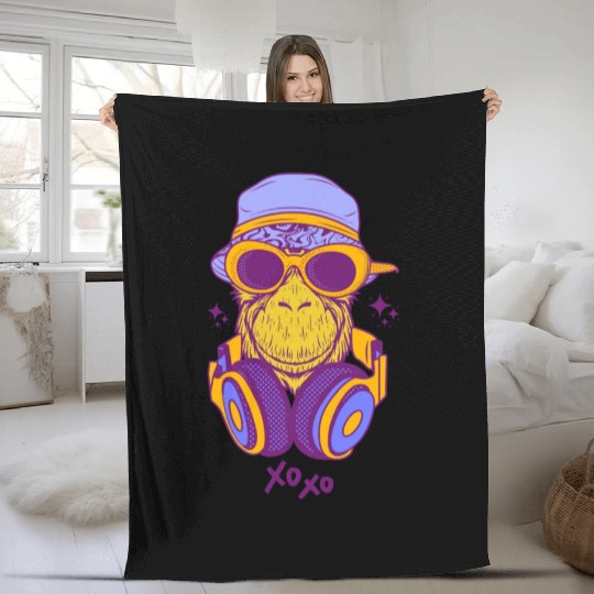 Monkey Swag Fleece Blankets