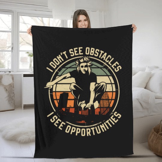 Parkour Free Running Traceur Fleece Blankets