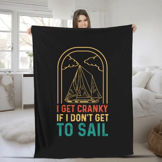 I Get Cranky Tourist Gift Fleece Blankets