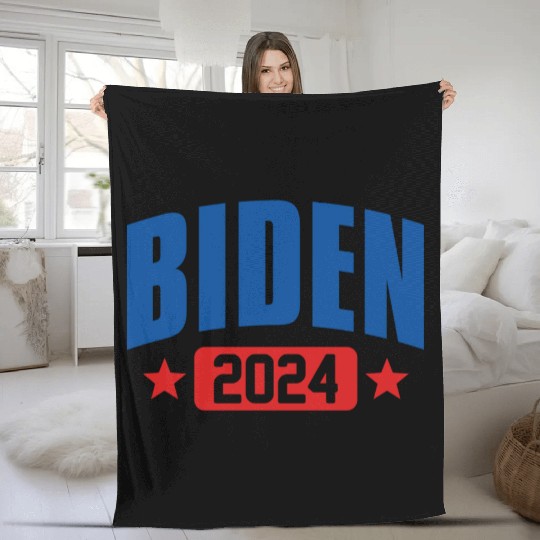 Joe Biden 2024 Fleece Blankets