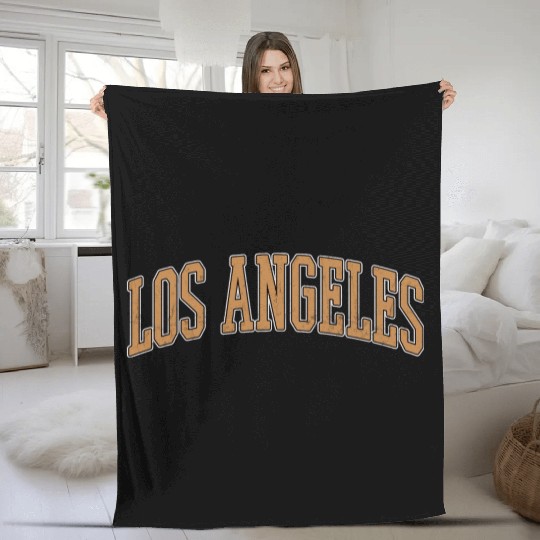 Los Angeles Fleece Blankets