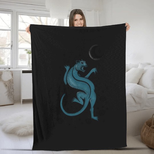 Black panther, Between the Star Fleece Blankets