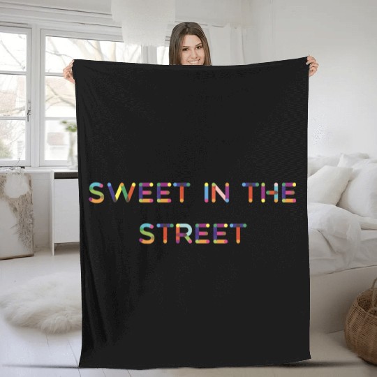 Sweet In The Street Zest Lemonade Citrus Lemon Fleece Blankets