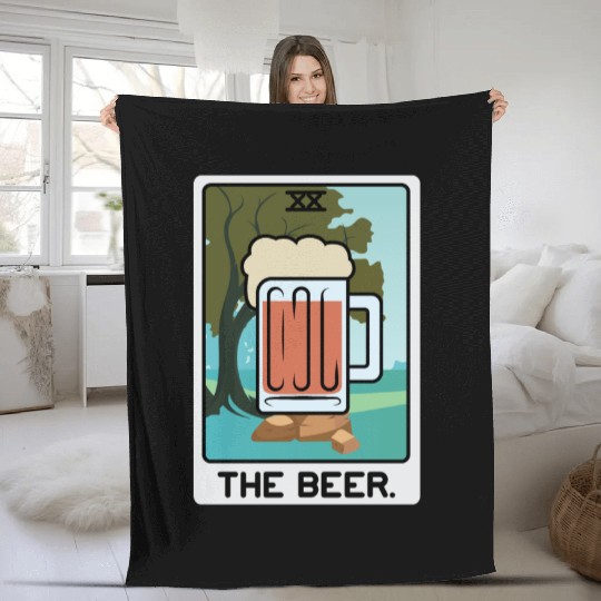 The Beer Alcoholic Person Gift Fleece Blankets