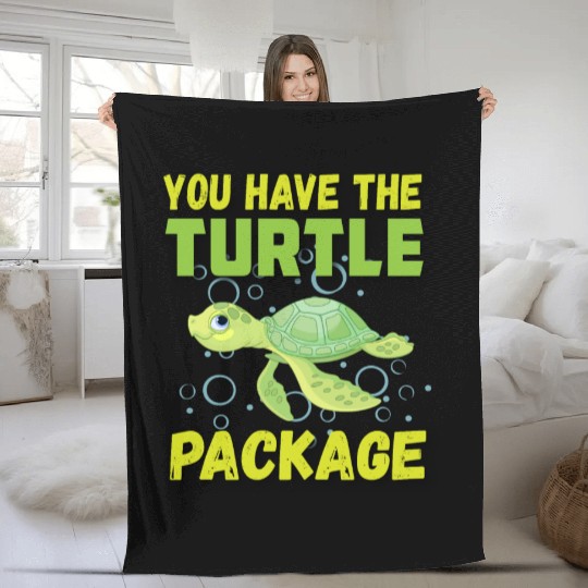 You have the Turtle Package Fleece Blankets
