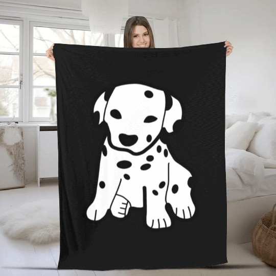 dalmatian lover Fleece Blankets