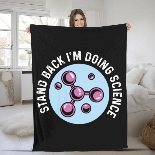I'm Doing Science Biology Student Gift Fleece Blankets