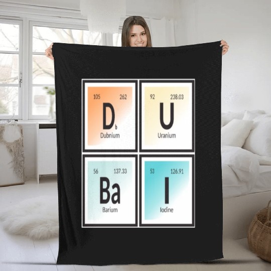 Elements of Dubai Fleece Blankets