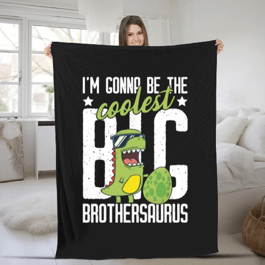 Big Brother Rex Dinosaur Brothersaurus Rex Tyranno Fleece Blankets