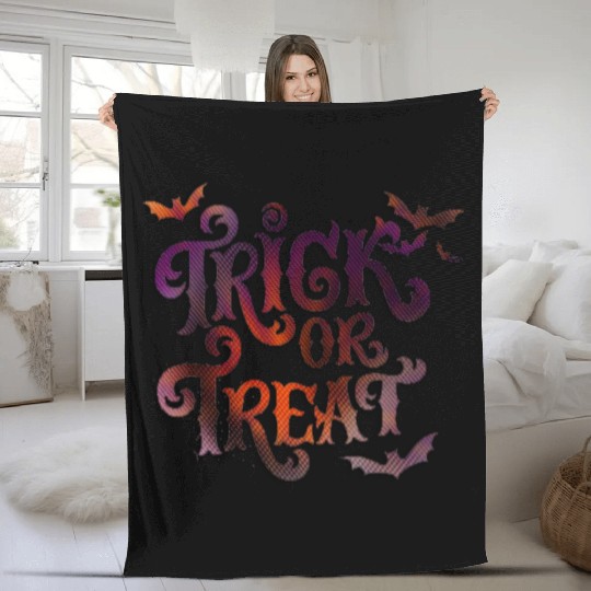 Trick or Treat. Fleece Blankets