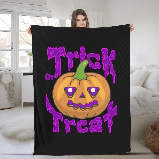 Trick Or Treat Fleece Blankets