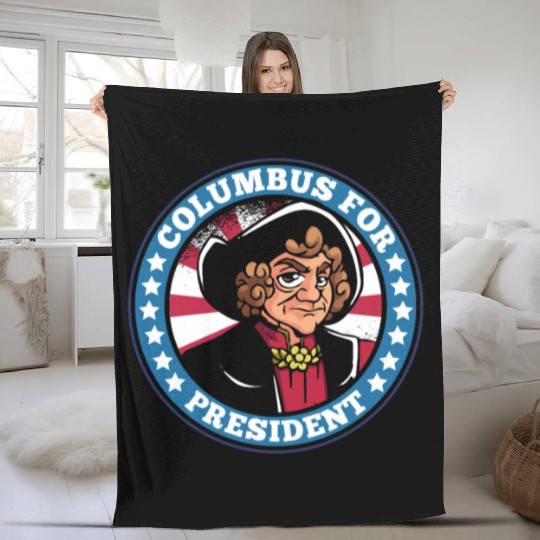 Columbus Day 1492 Fleece Blankets