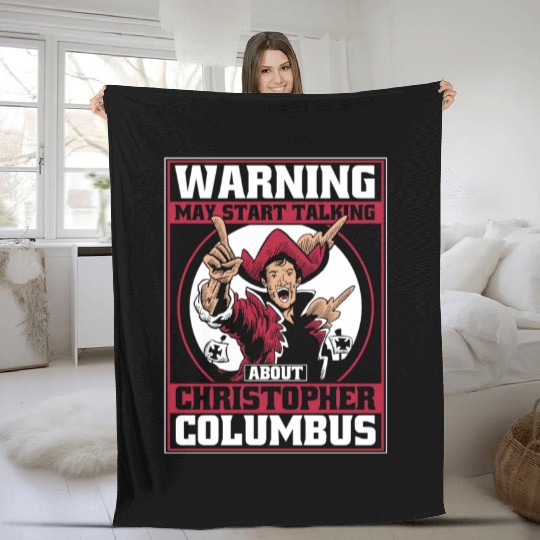 Columbus Day 1492 Fleece Blankets