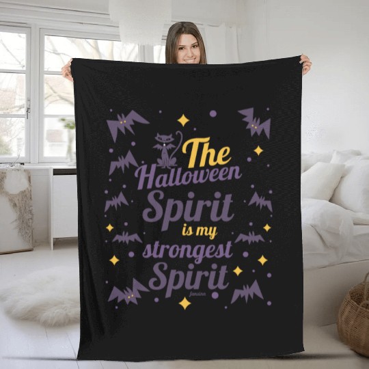 Halloween bat gift Fleece Blankets