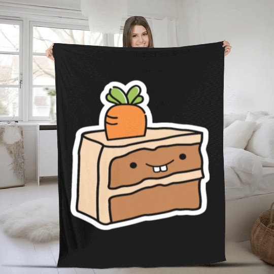Carrot Cake Sweet Carrot Cake Fleece Blankets