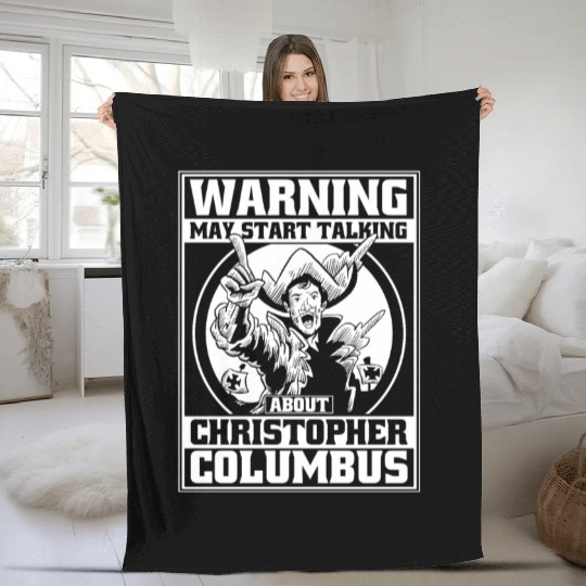 Columbus Day 1492 Fleece Blankets