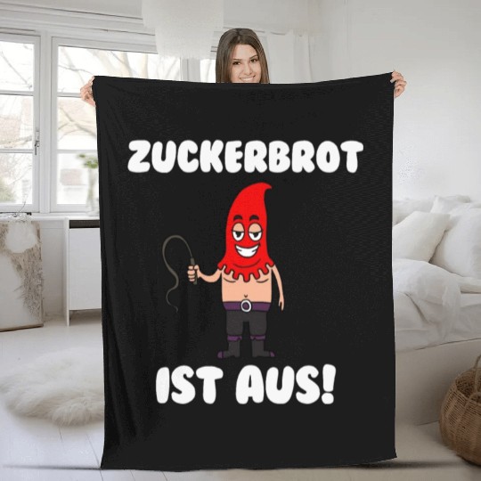 Funny German BDSM Fleece Blankets