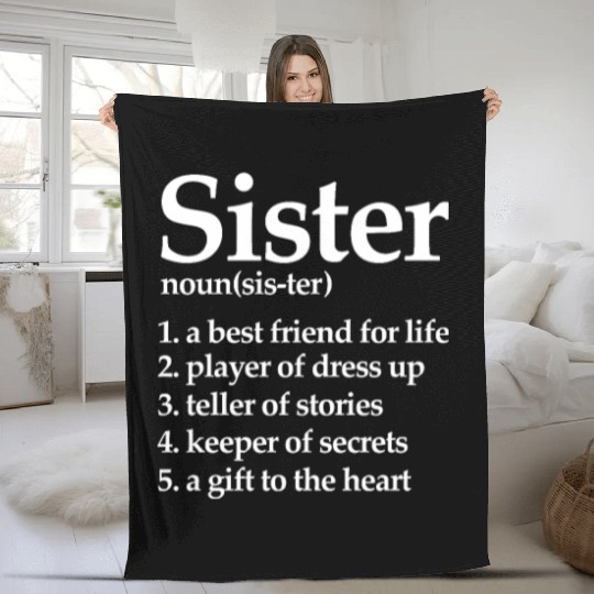 Sister Definition Fleece Blankets