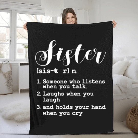 Sister Definition Fleece Blankets