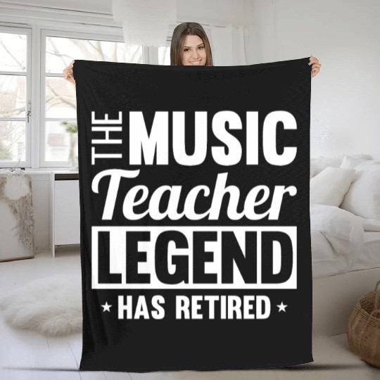 Music Teacher Fleece Blankets