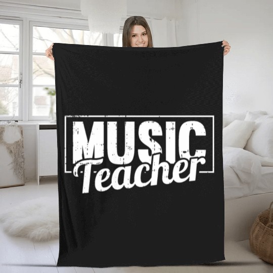 Music Teacher Fleece Blankets