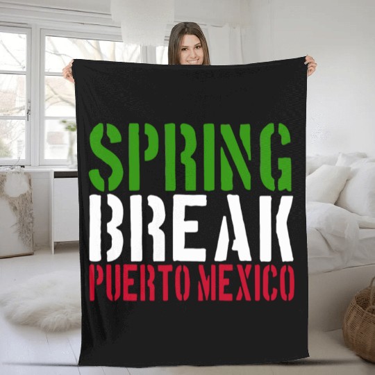 Spring Break Puerto Mexico 22 Jump Street Fleece Blankets