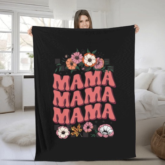 Fall Mama Sublimation Fleece Blankets